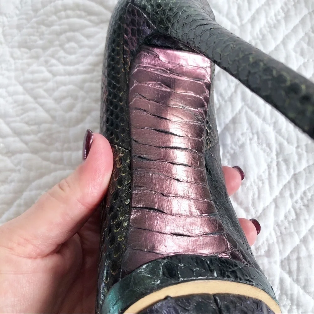 Brian Atwood Ferguson Iridescent Snake Ski…